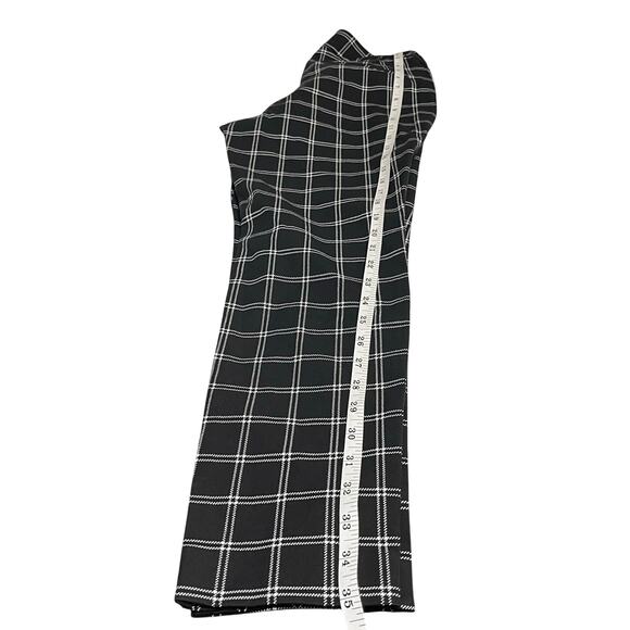 Old Navy High Rise Pixie Skinny Pants Pindot Black Windowpane Womens 2 Petite - Picture 7 of 7